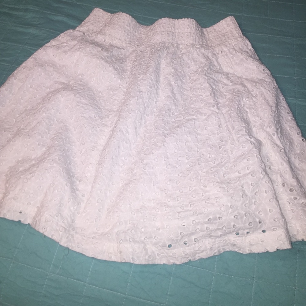 White skirt